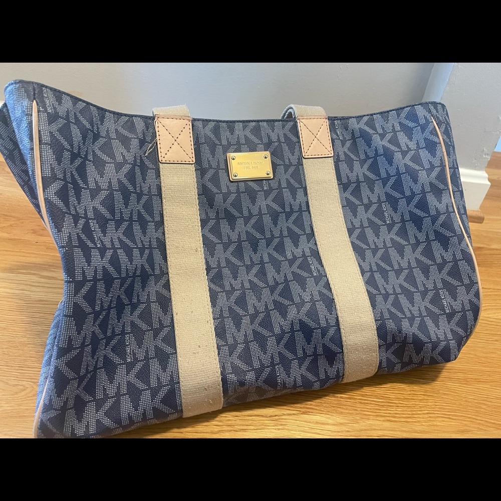 Michael Kors Large Blue Tote
